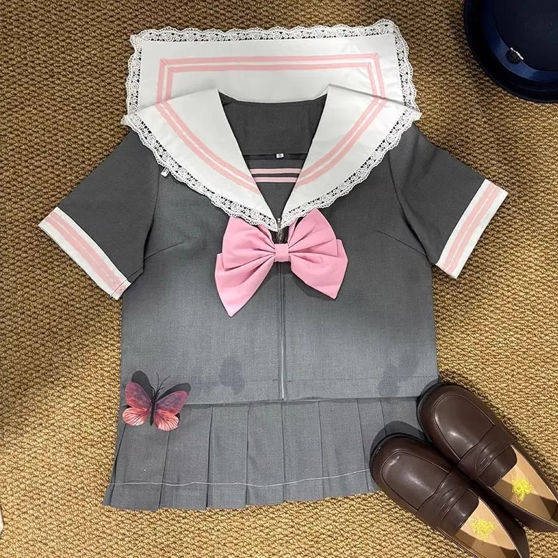 Spitze Matrosenanzug Hohe Qualität JK Uniform Set Lange/Kurzarm Seifuku Japanische Koreanische Rolle Spielen Schule Student Kleidung cosplay