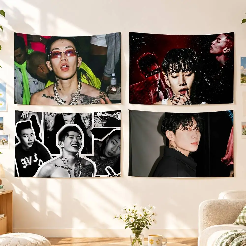 Urban Dance Art J-Jay Park Flags Wall Hanging Background Art Banner for Bedroom Home Outdoor Decor