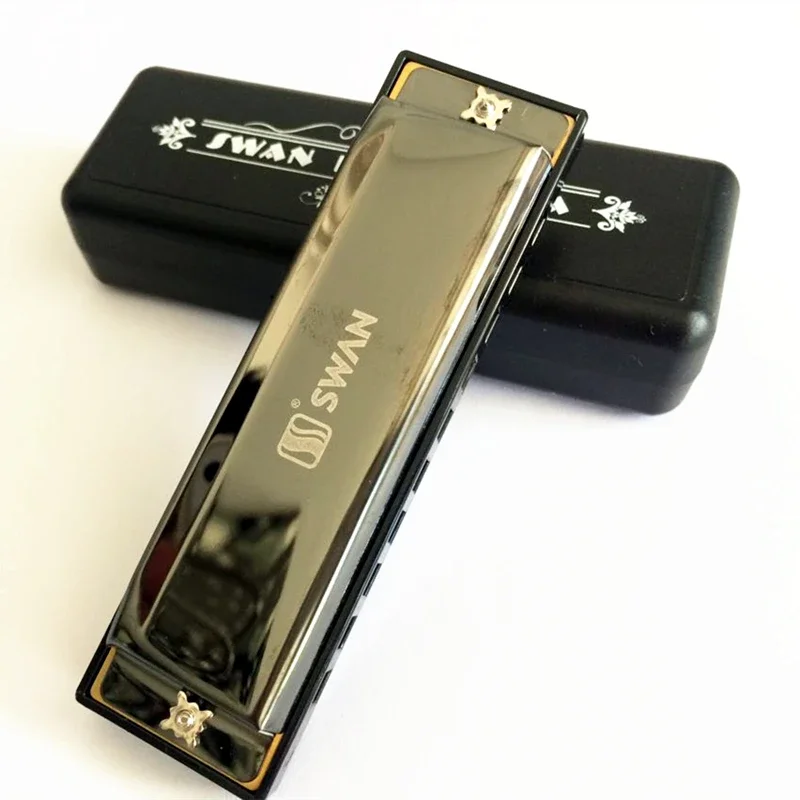 Zwaan Mondharmonica 10-gaats Diatonische Blues Harp Arpa De Boca Instrumento Muzikaal Mondharmonica Houtblazers Muziekinstrument Gaita