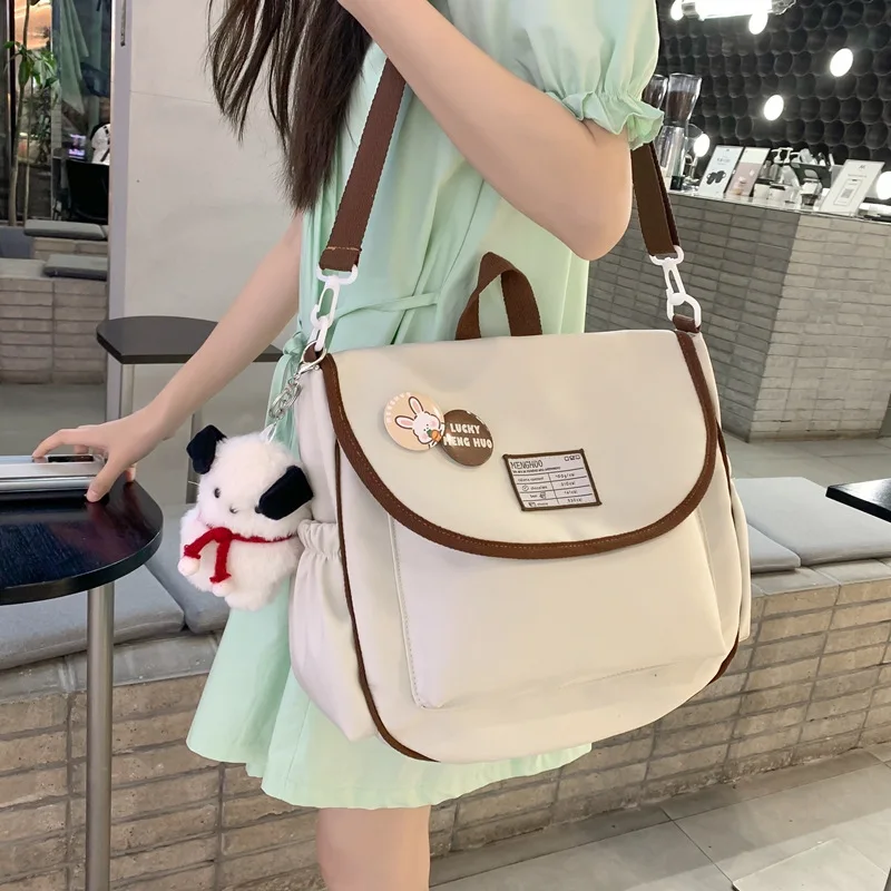 Zaino moda stile giapponese donna 2023 borse da scuola regalo per ragazza borse a tracolla in Nylon per donna borse a tracolla borsa a tracolla Bolso