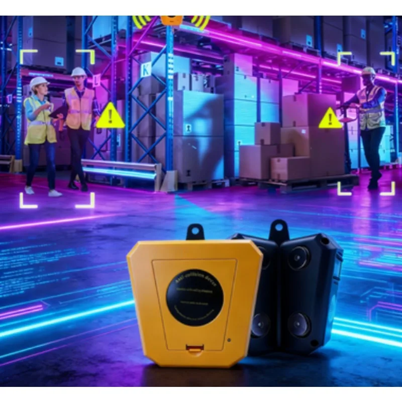 Anti-collision Blind Corner Safety System Warehouse Shelf Infra-red Mobile Sensor Forklift Corner Blind Spot Announcer Other
