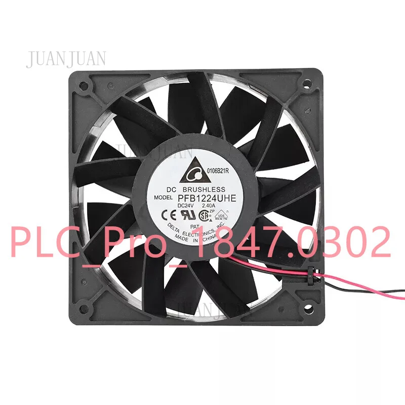 

A+ 1PCS NEW FOR Delta PFB1224UHE DC 24V 2.40A 12CM 12038 inverter cooling fan Fast ship