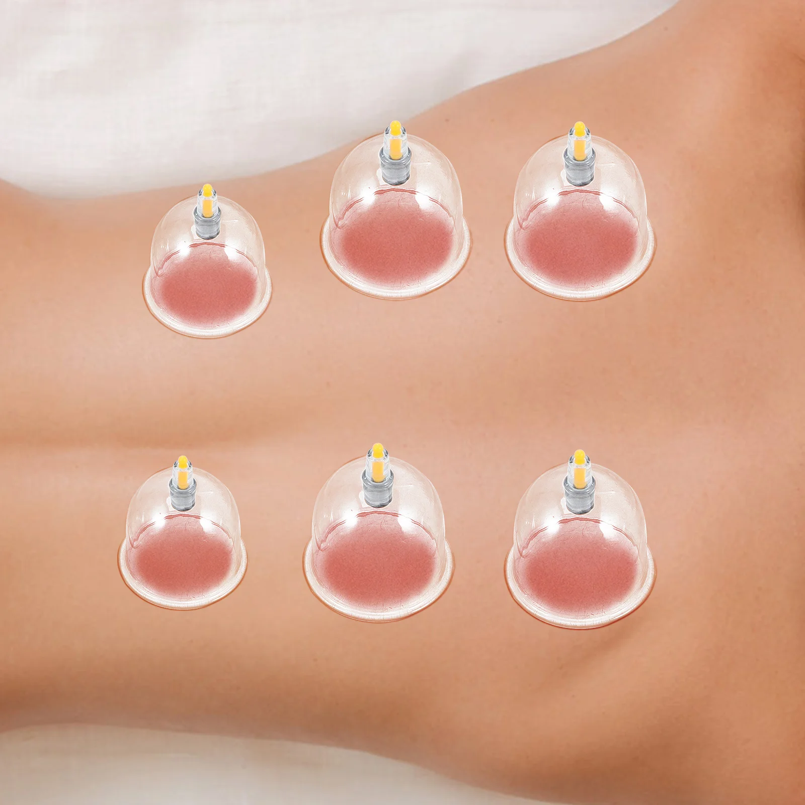 ชุดอุปกรณ์นวดด้วยถ้วยครอบสุญญากาศ 1 ชุด ถ้วยครอบสุญญากาศพลาสติกคุณภาพพรีเมียม แบบจีน สำหรับดูแลร่างกายที่บ้าน อุปกรณ์นวดบริเวณหน้าอก ช่วยเพิ่มการไหลเวียนโลหิต