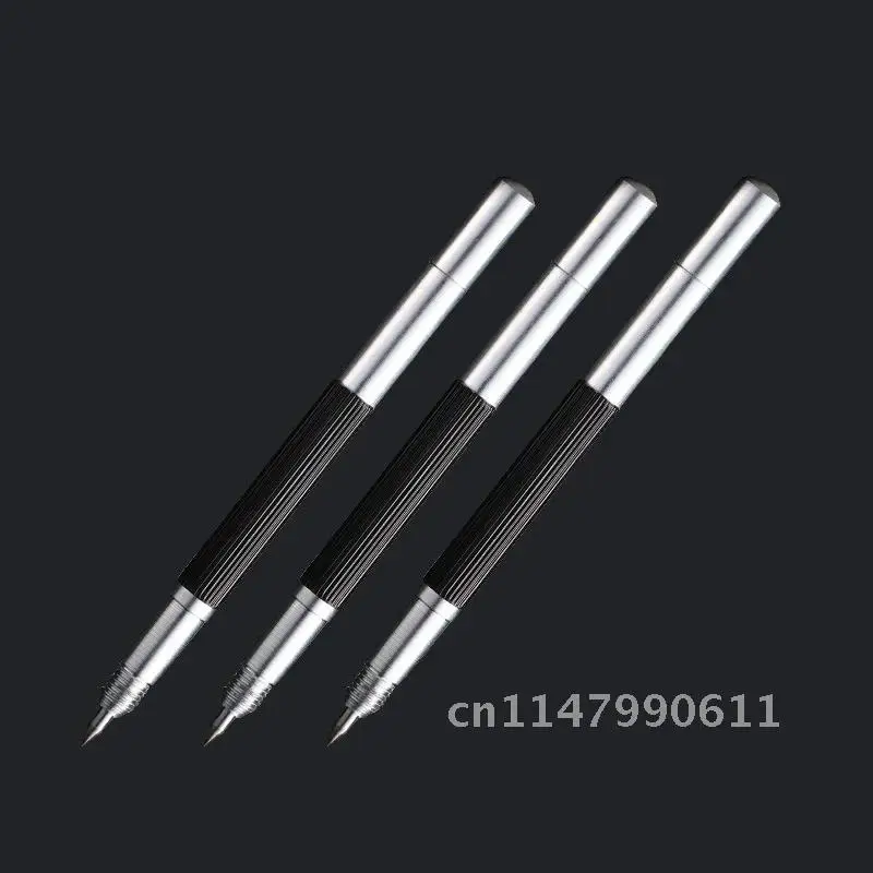 Portable Double-headed Alloy Tip Scriber Pen Engraving Tools for Glass Ceramic Marker Hand Tools 1PCs Underlined Pen