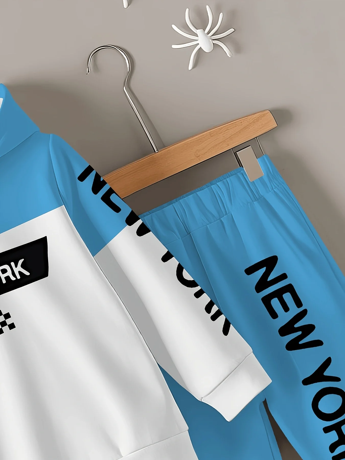 Toddler Boys Clothes NEW YORK Print Hoodie Pants 2Pcs Set Kids Casual Streetwear Tracksuit Spring Autumn Sportswear Outfits