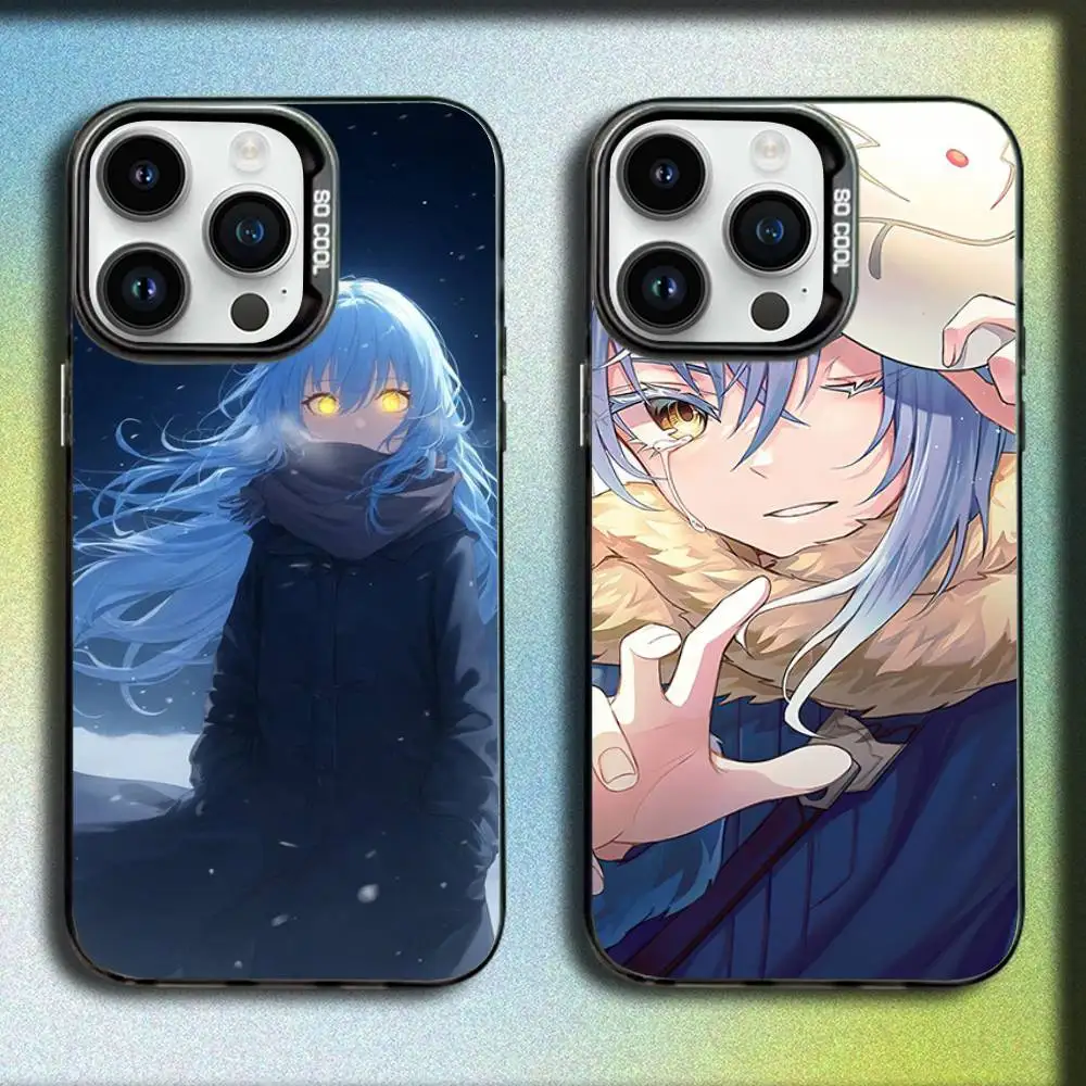 

Anime T-Tensei S-Shitara Slime Datta Ken Phone Case For iPhone 17,16,15,14,13,12,11,Pro,Max,Plus,E,SE4,Air,Mini Black IMD Box