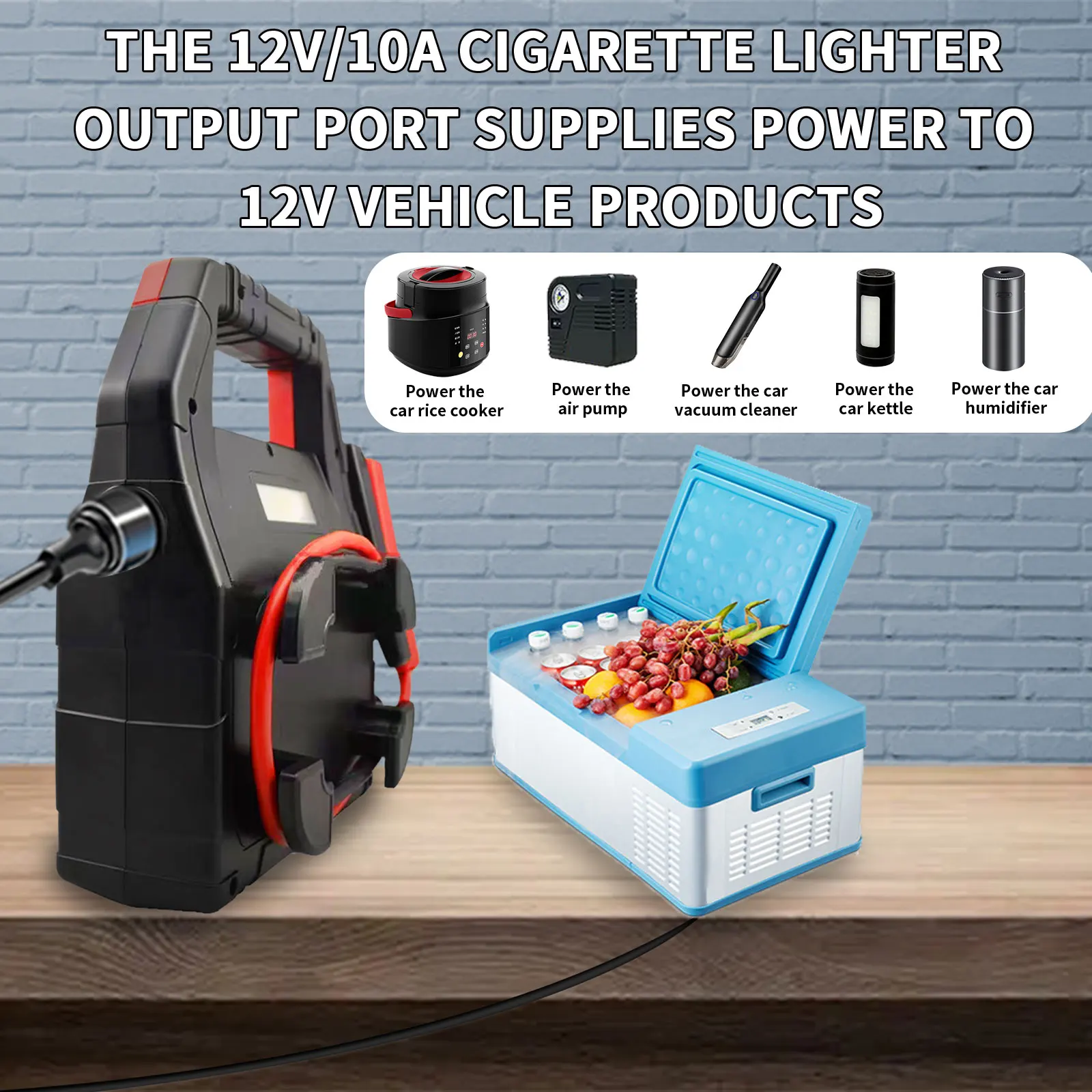 12/24V Portable Car Jump Starter Power Bank 46800mah Booster Battery Charger for Turck Car Up to 20L Gas and Diesel Engines