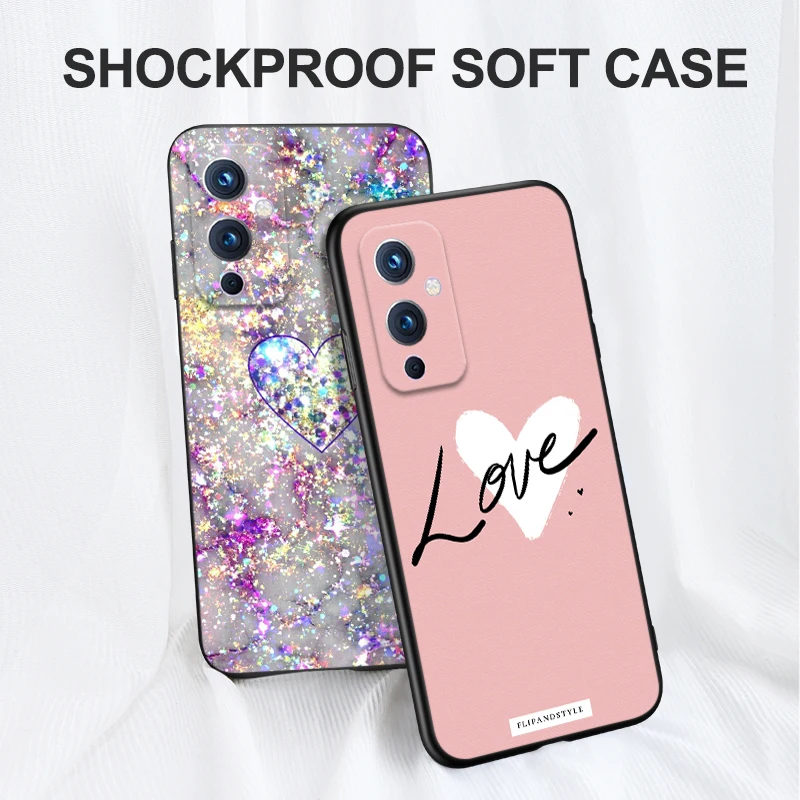 For OnePlus 9 Case For OnePlus 9 Pro Case For OnePlus 9R Case One Plus 9 EU/NA R 9Pro 5G black tpu case funny