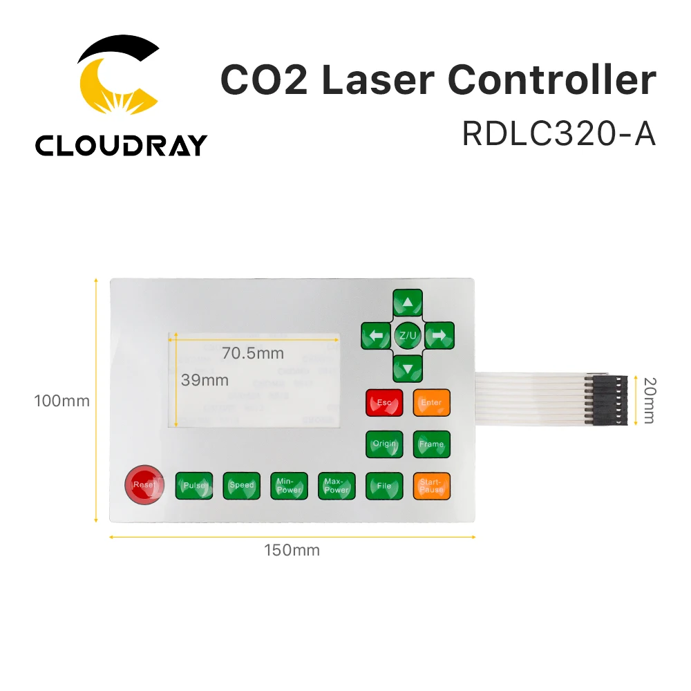 Ruida Membrane Switch for RDC6445S RDLC320-A RDC6332G RDC6332M RDC6442S RDC6442G Key Film Keyboard Mask