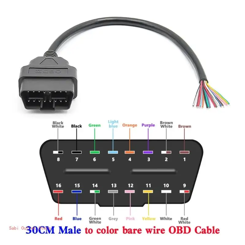 Upgraded Cable for Car Fault Diagnosis Efficient Male to Female Cable for Car