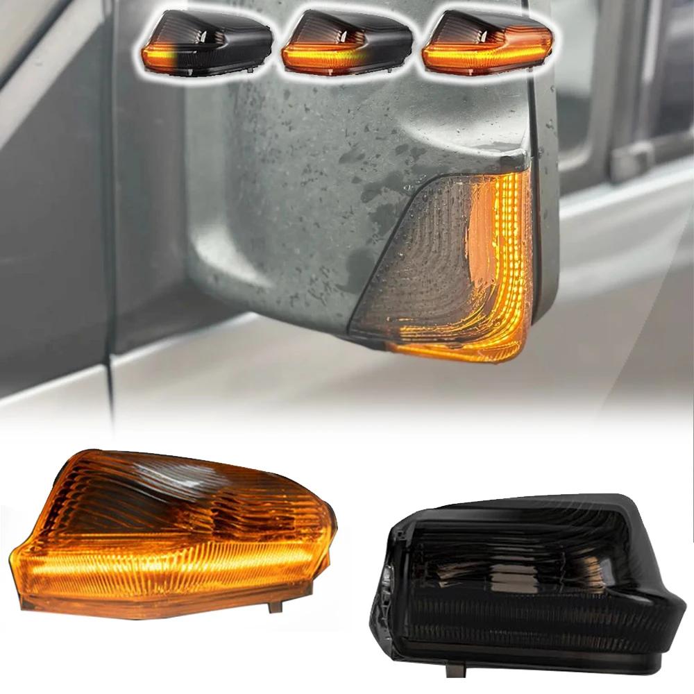 

LED Turn Signal Lights Sequential Amber Side Mirror Indicator Lamps Compatible For Mercedes Benz Sprinter W906 VW Crafter