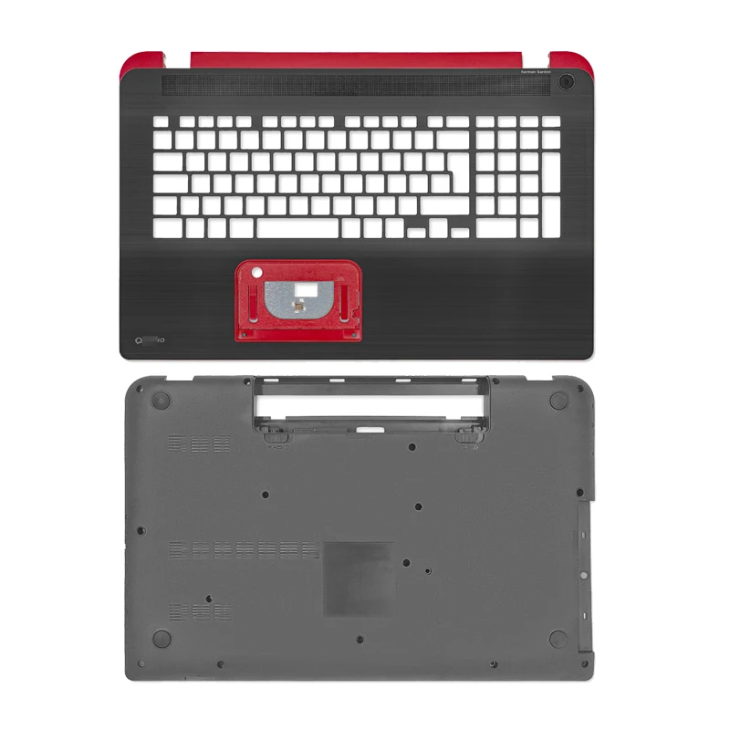 NEW Upper Case For Toshiba QOSMIO X70-B X75-B Palmrest Top and Lower Base Cover Bottom Case Black