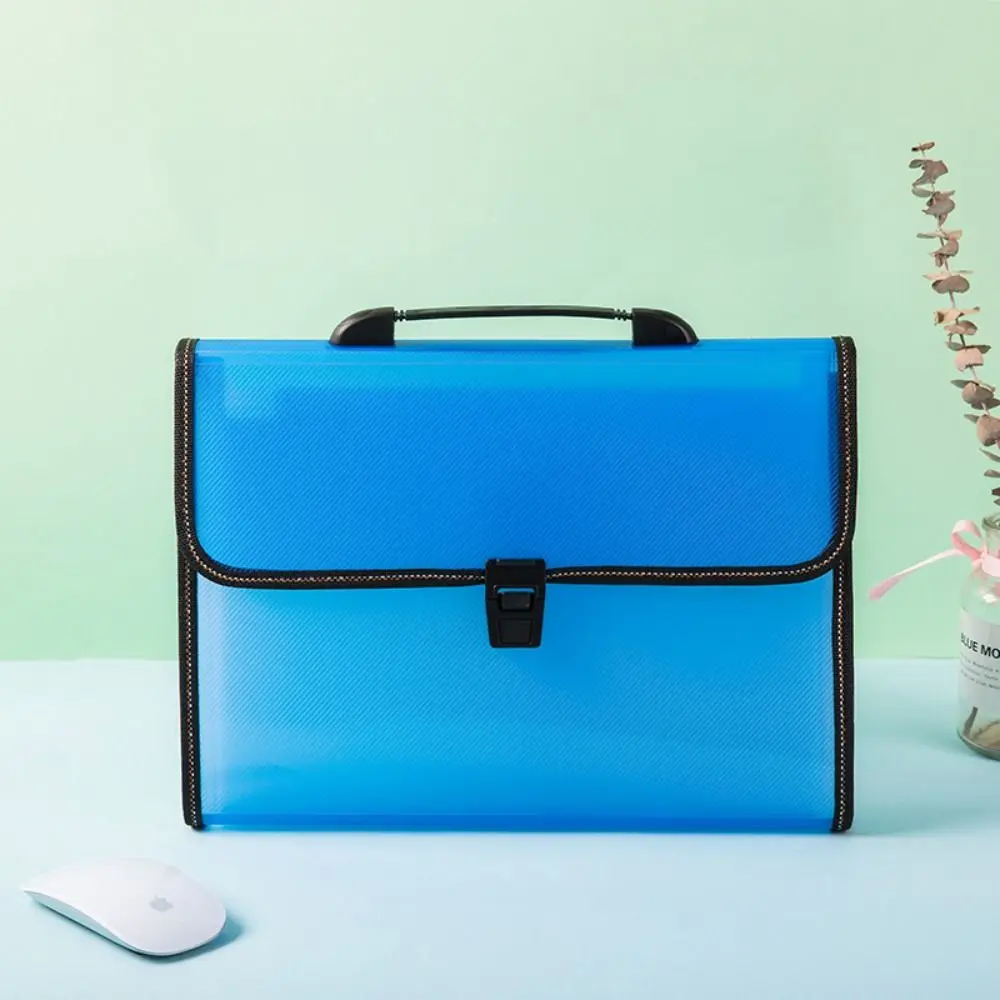 

13-карманная сумка для хранения тестовой бумаги, пылезащитная водонепроницаемая ручная сумка для файлов с индексными наклейками, простой расширяющийся органайзер для документов