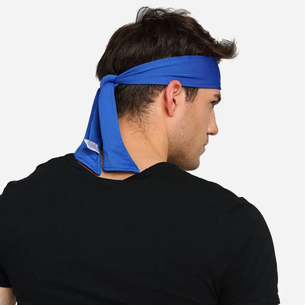 

1 Item Unisex Sports Headband Easy Tie Design Moisture Wicking Sweat Band for Running Gym Training Tie Sweatband for Men