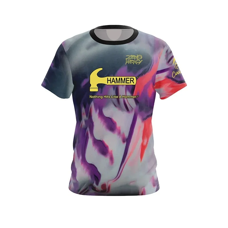 Neues Herren-T-Shirt mit Hammer-Eiscreme-Waffel-Kegel-Motiv, Bowling-Jersey-Print, Kurzarm, Performance-Sport-T-Shirt, Fan-Casual-Streetwear-Oberteil – Detail 9