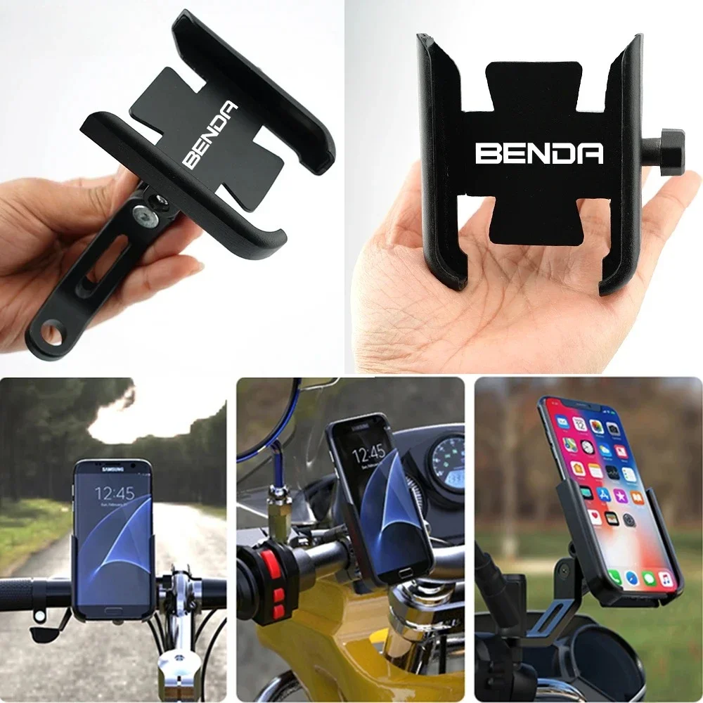 

For BENDA 300 BD300-15 bd300-16 Greystone BD-300 bd125 Motorcycle Accessories Handlebar Mobile Phone Holder GPS Stand Bracket