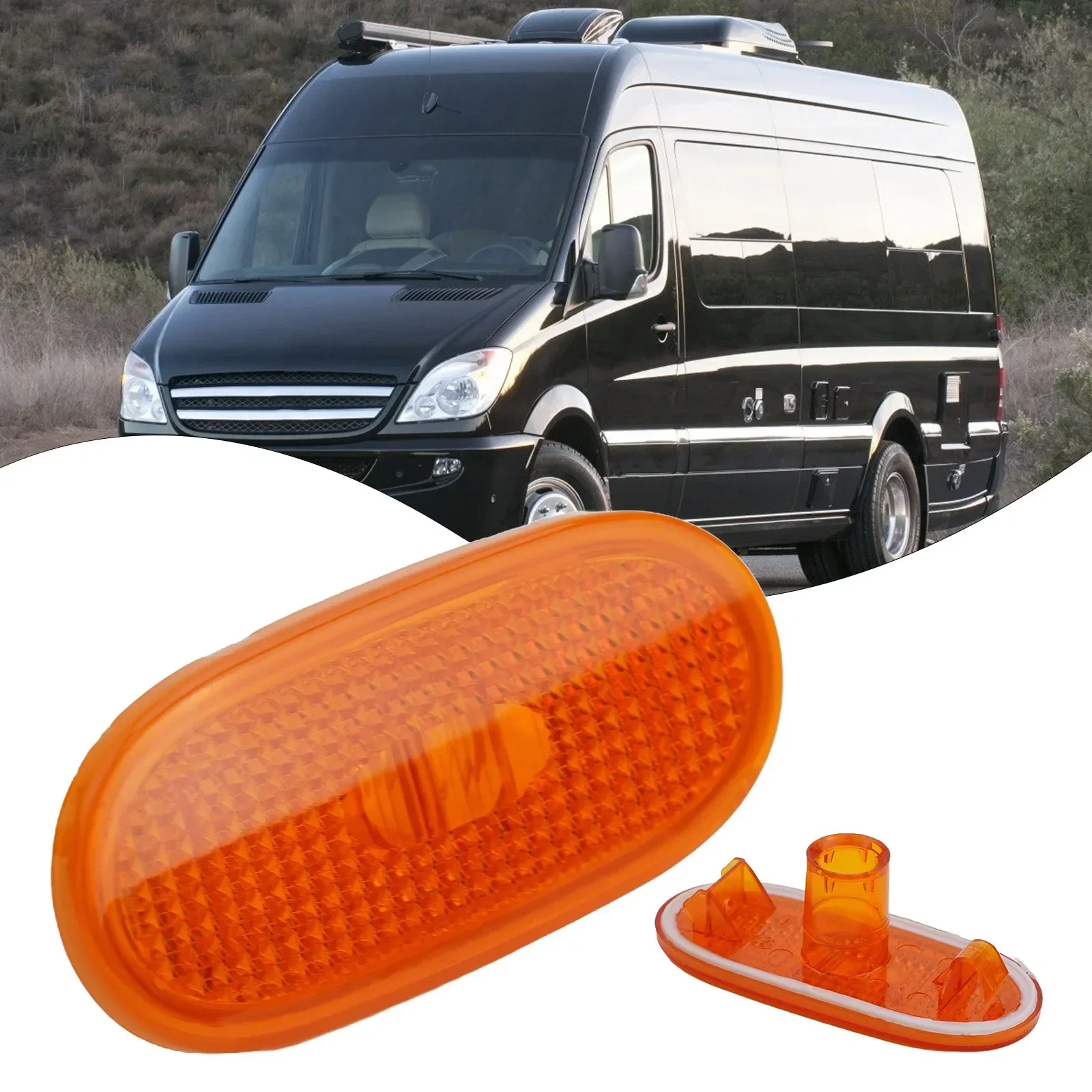 

Side Marker Lamp for Mercedes for Benz for Sprinter W906 2006+ A0038202956 Factory Specifications Stable Characteristics