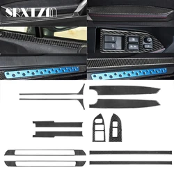 For Subaru Brz Toyota 86 Gt86 2017 2018 2019 Door Armrest Storage Sill Sticker Window Glass Lift Button Carbon Fiber Panel Decor