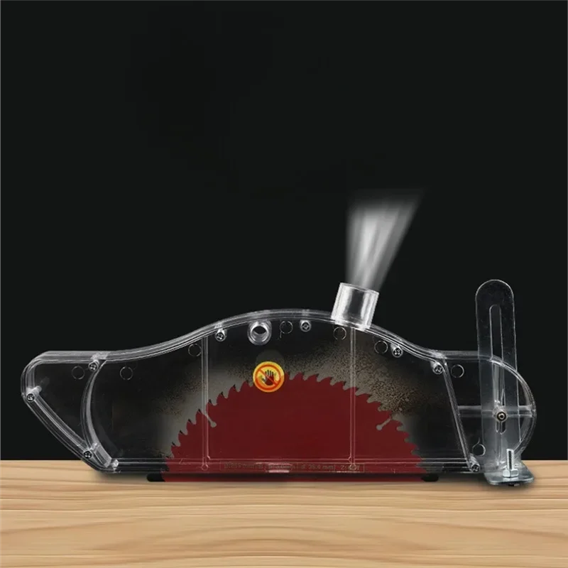 

HHO-Пылезащитный чехол Прозрачный корпус для электрической циркулярной пилы 4-10 дюймов для деревообрабатывающих столов для толкающих пил