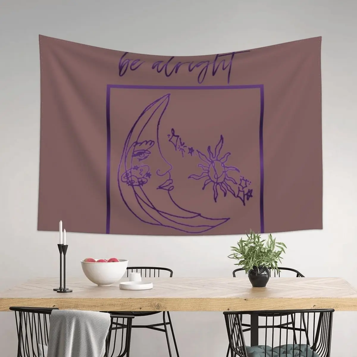 

be alright with Ariana's tattoo Tapestry Decoration Room Christmas Decoration Decoration Wall Room Decorations Tapestry