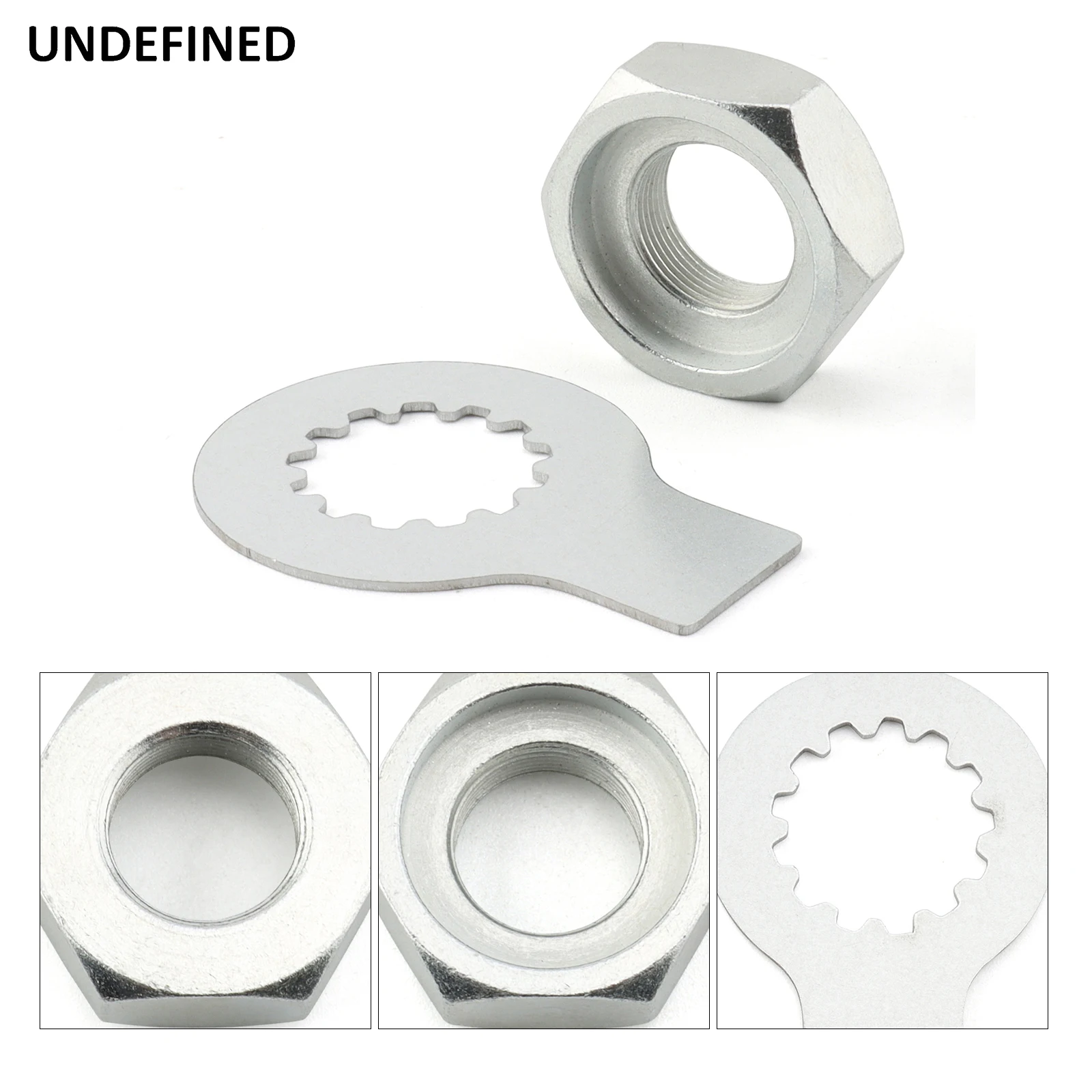 Steel Motorcycle Front Sprocket Nut And Washer Lock Kit Fit For YAMAHA YZF 600 1000 THUNDERACE TDM 850 1993 R6 1999-2006