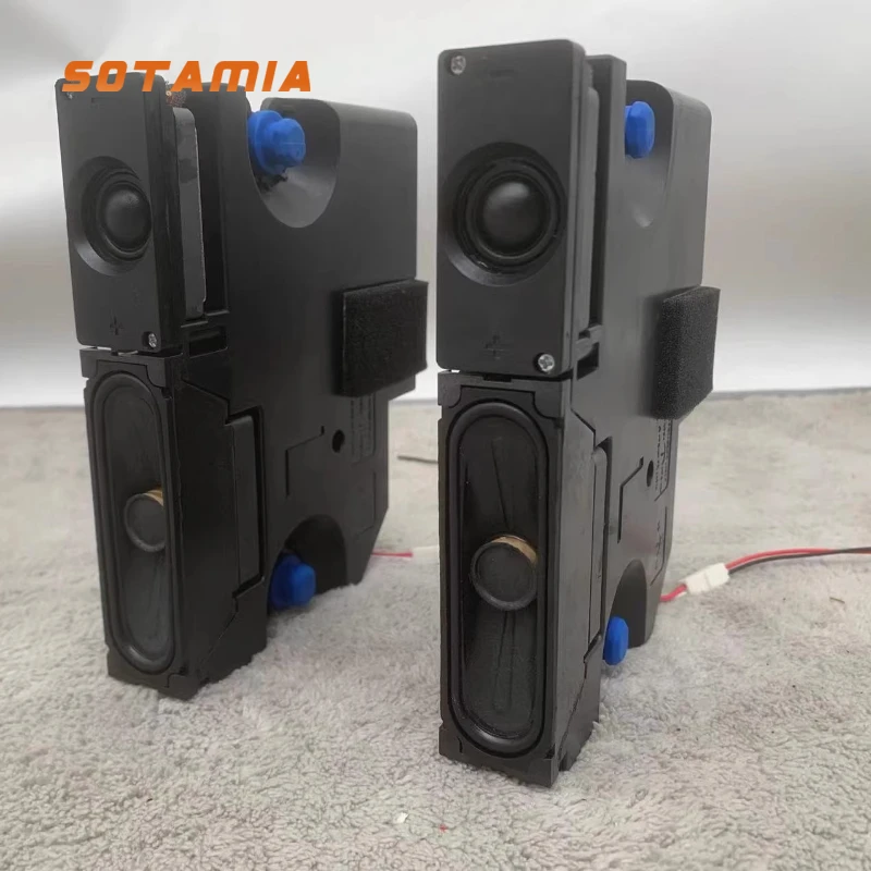 SOTAMIA 2 uds altavoz pasivo ultrafino de alta gama de grado de fiebre 6 ohm 12 vatios altavoz pequeño de dos vías altavoz de escritorio audio diy