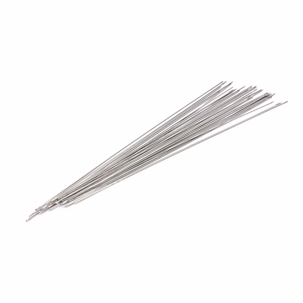 30pcs/pack 120mm Wholesale Beading Needles Threading Cord Fine Jewelry Tools High Quality DIY Craft Making Accessories