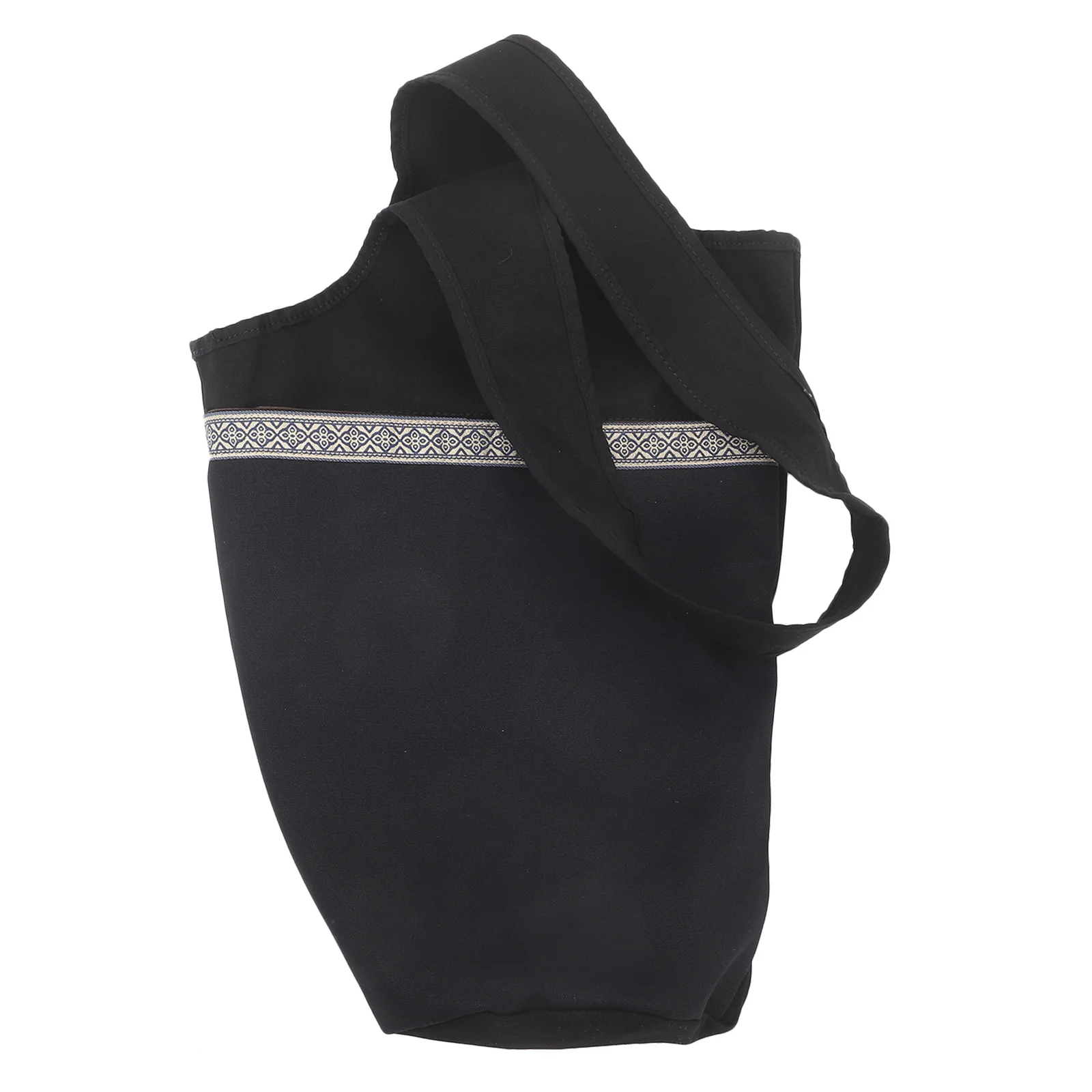 Yoga Mat Storage Bag Lightweight Canvas Yoga Carrier Portable Fitness Organizer Large Opening For Easy Carry Shoulder Strap