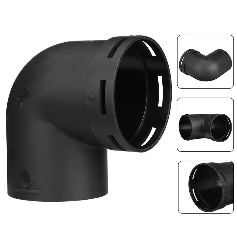 Air Vent Outlet Diesel Heater Ducting 60MM / 75MM L Piece Elbow Bend Piece Duct Pipe Connector For Car Truck VAN Camper Garage