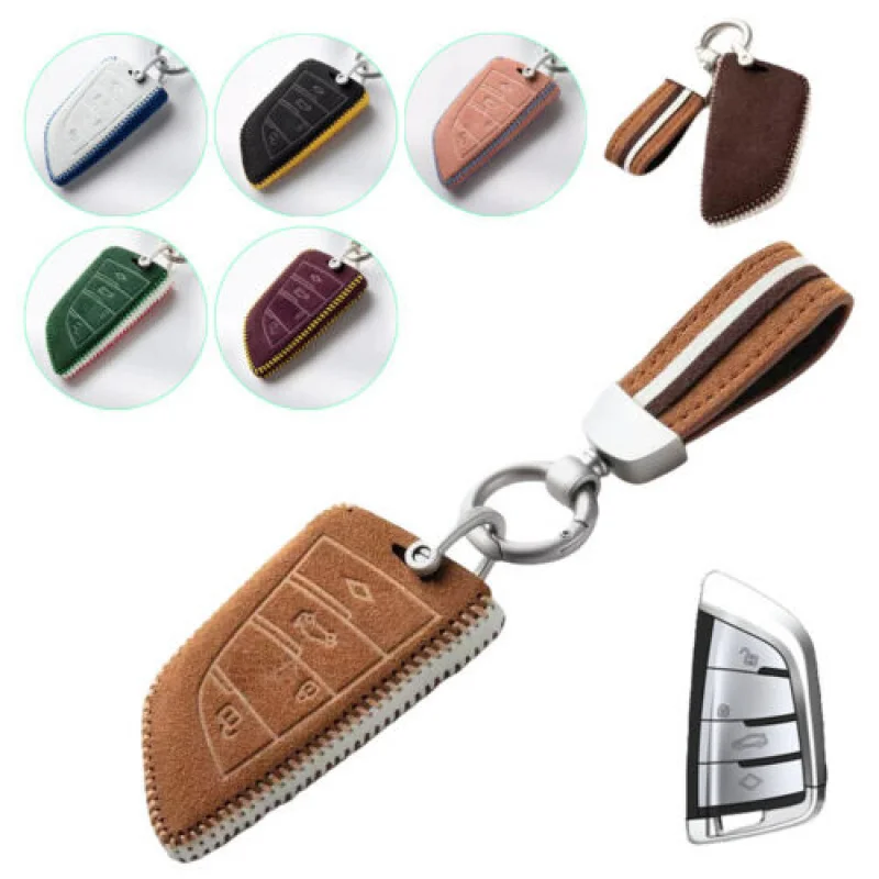 

Замшевый кожаный чехол для ключей автомобиля A + для BMW M5 1, 2, 3, 4, 5, 6 7 X1 X2 X3 X4 X5 X6 X7