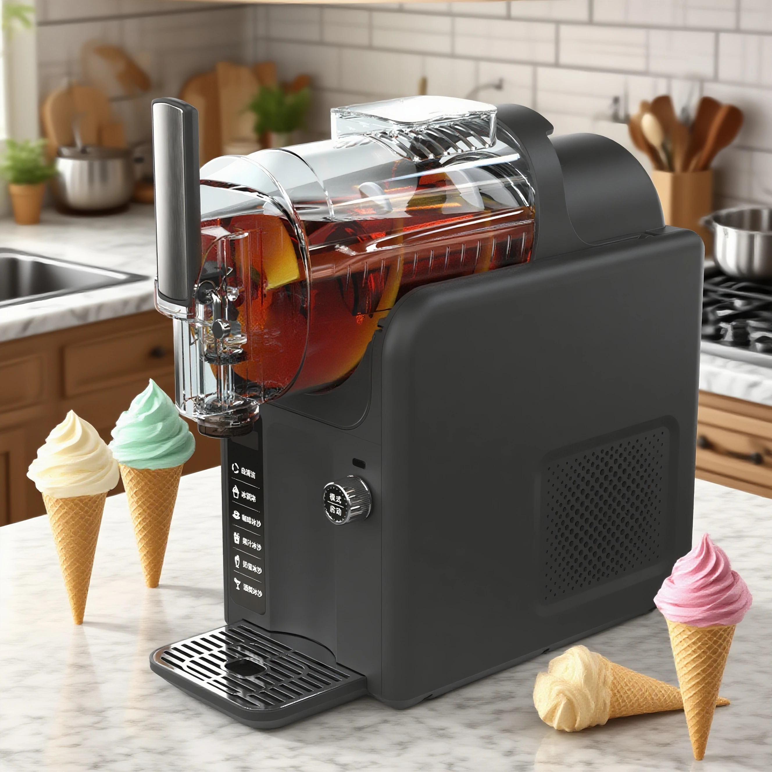 Versatile for Slushies Smoothies  Frozen Cocktails  User Friendly Interface  Energy Efficient Perfect for Cafes Bars Home