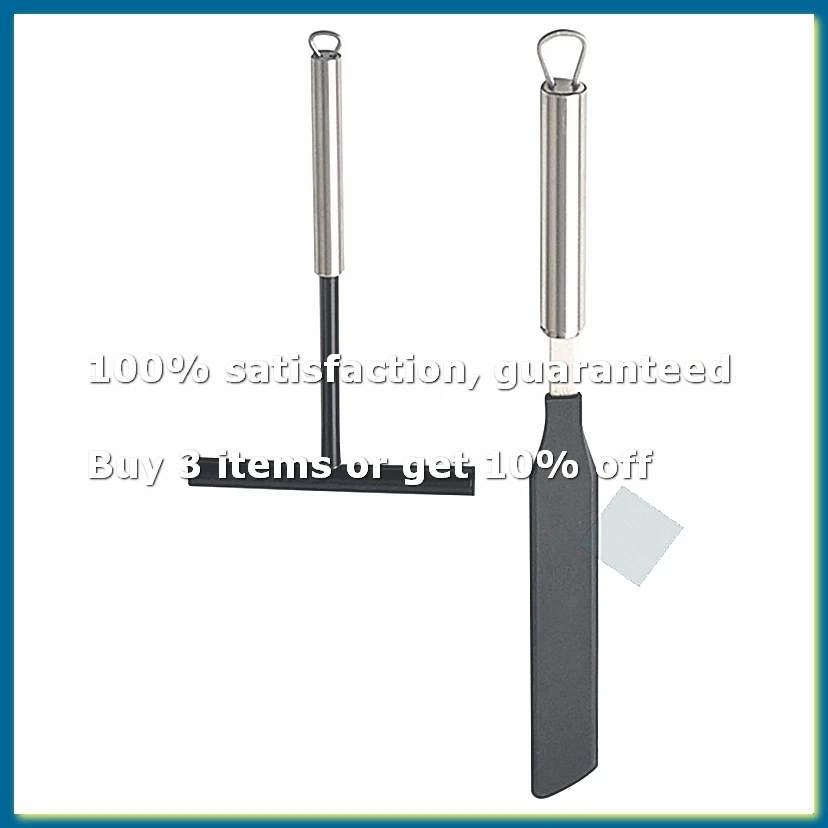 ●304 Stainless Steel French Crepe Spreader Pancake Like Batter Spreading Tool Pancake Like Batter for Kitchen + Spatula-ABFB