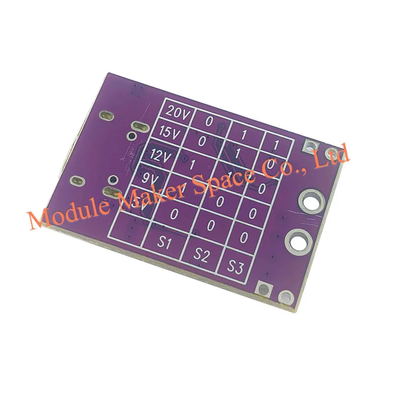 PD/QC/AFC fast charge decoy trigger support 5V 9V 12V 15V 20V fixed voltage output