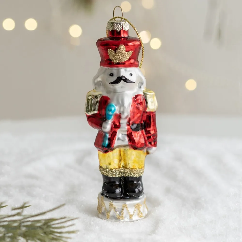 

Santa Claus Christmas Glass Ornaments Christmas Theme New Year X-mas Tree Decoration Colorful Snowman Christmas Hanging