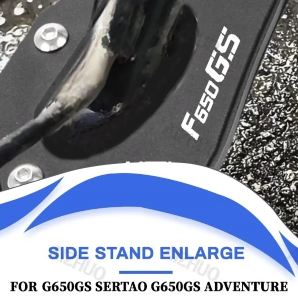 

FOR BMW G650GS G650 G 650 GS Sertao G650GS Adventure 2008 2009-2015 2016 Side Stand Extension Kickstand Foot Pad Support Plate