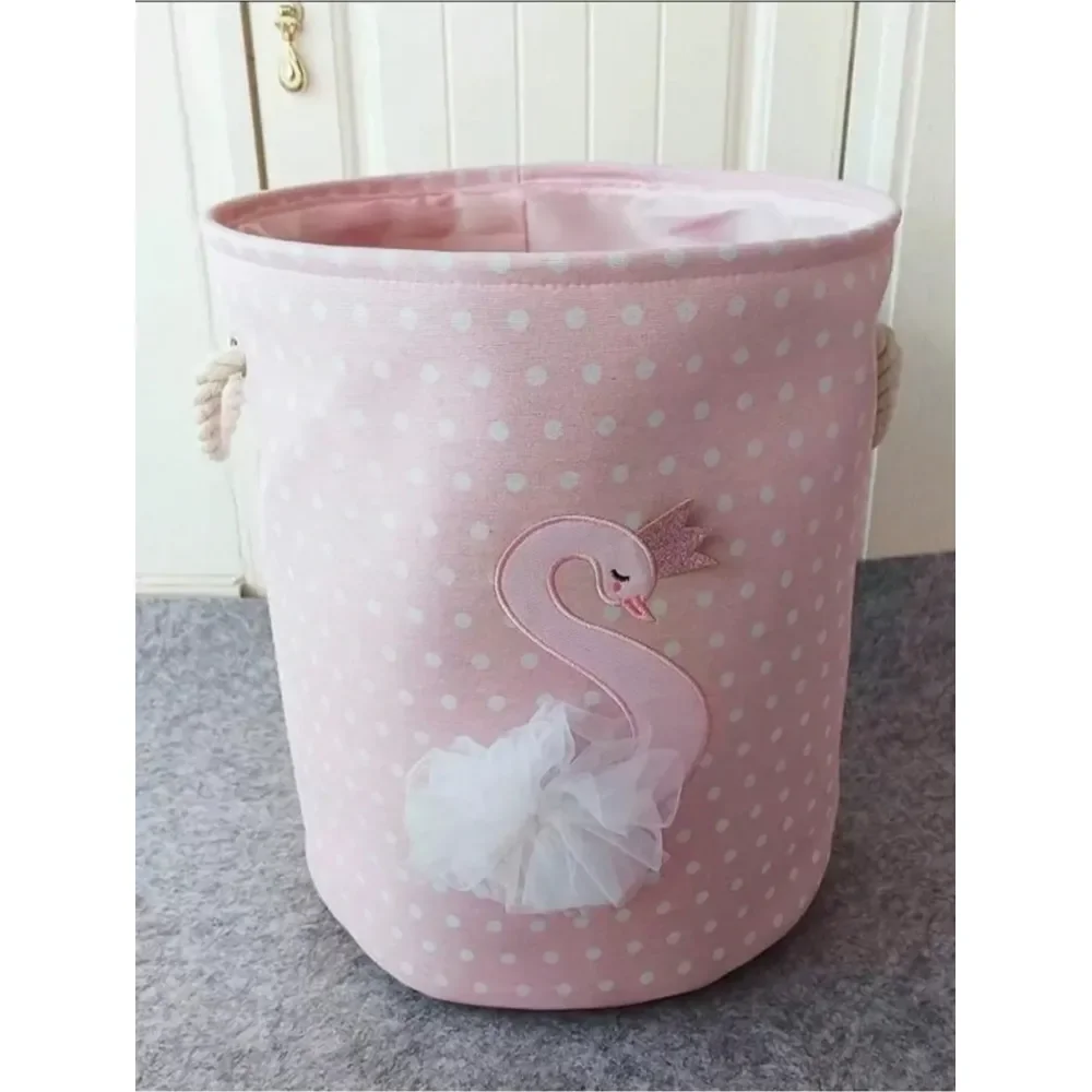 

Складной органайзер с принтом лебедя, 1 шт., вместительный, всесезонное решение для хранения вещей в ванной, спальне и прачечной.