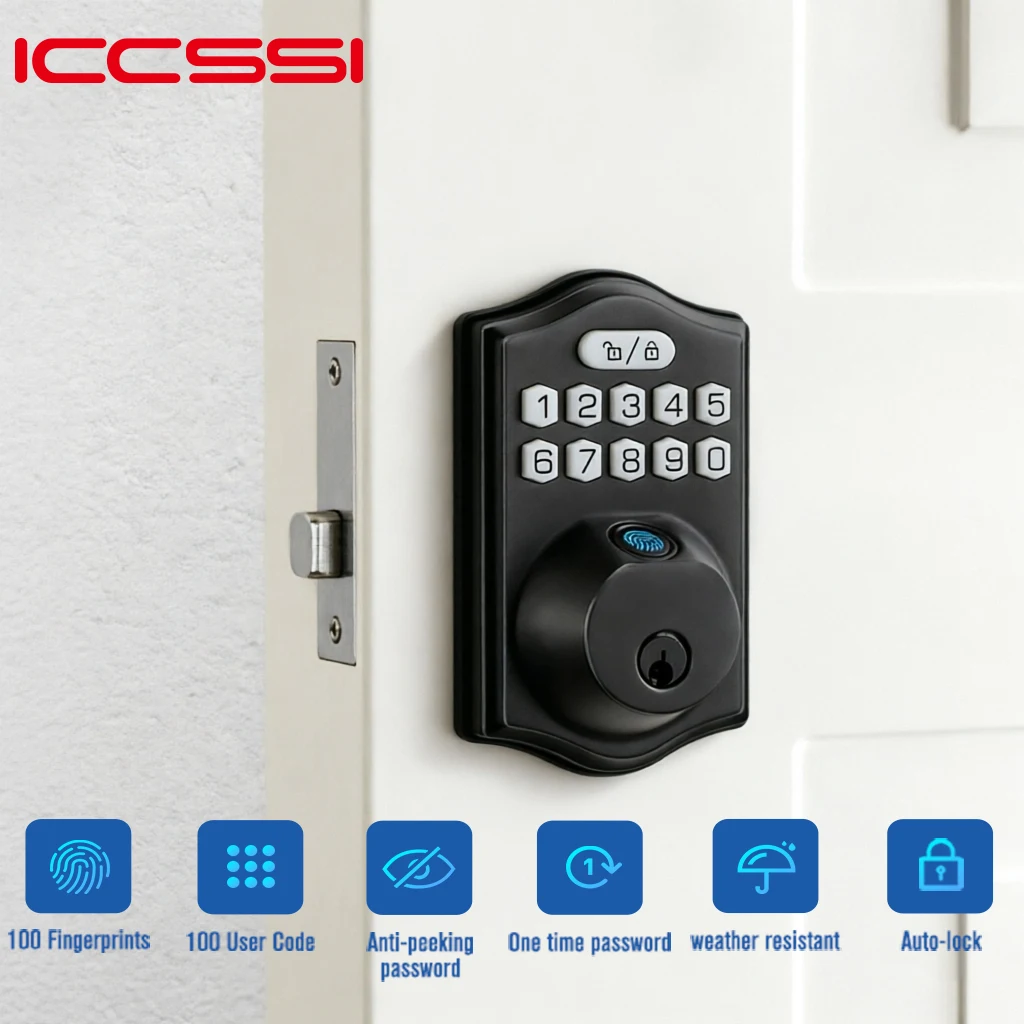 Airbnb Smart Home - ICCSSI Smart Fingerprint Lock Tuya Lock