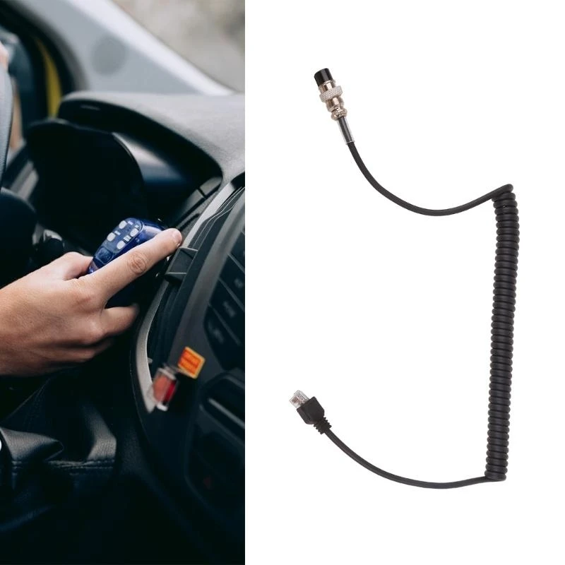 Intercom Walkietalkie 8 Pin to RJ45 Cable for Yaesu FT-847 ثنائية الراديو MIC أفضل بيع