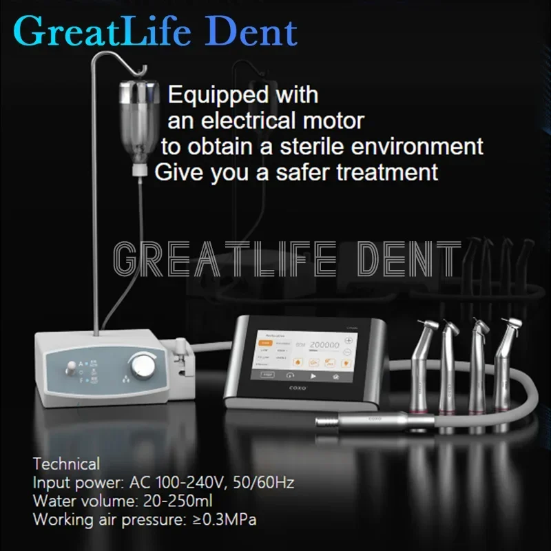 GreatLife Dent الذكية مضخة تمعجية الأسنان الذكية COXO CX265-76 مضخة تمعجية محرك كهربائي التلقائي إمدادات المياه