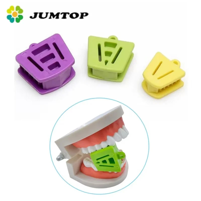 JUMTOP 3Pcs Dental Mouth Opener Silicone Occlusal Pad S/M/L Teeth Prop Bite Block Rubber Opener Retractor Dentist Tools