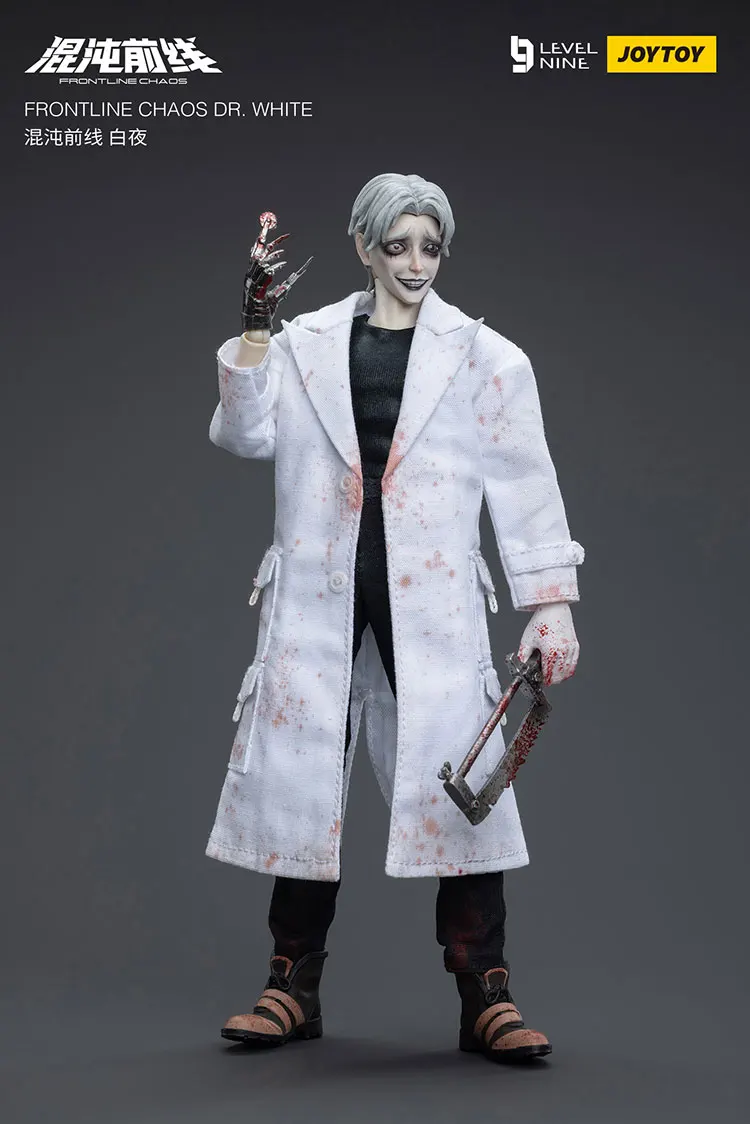 JOYTOY LEVEL NINE FRONTLINE CHAOS DR.WHITE แอ็คชั่นฟิกเกอร์ต้นฉบับตุ๊กตาตกแต่งของขวัญคอลเลกชันของเล่น