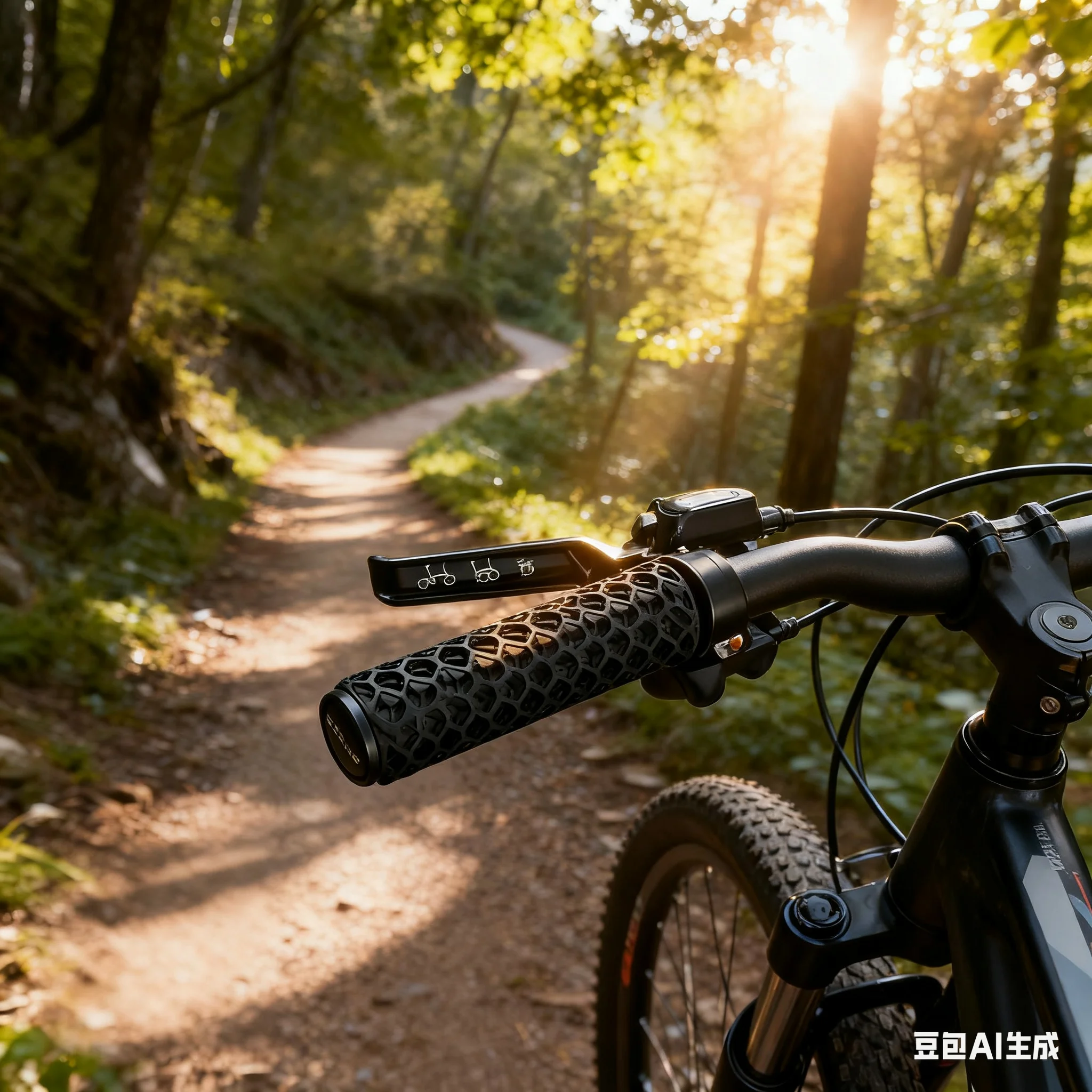 

Ручки на руль горного велосипеда с 3D принтом и наконечниками, сетчатая дышащая амортизирующая нескользящая крышка на руль, велосипедные детали