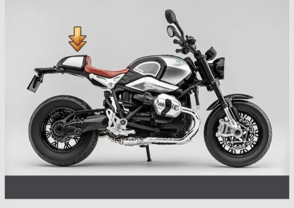1:12 R Nine T Kawasaki KX450 Motorrad Modell Spielzeugauto Stoßdämpfung Rad Lenkmotor Modelle Spielzeug Beste Geschenke für Jungen – Detail 4