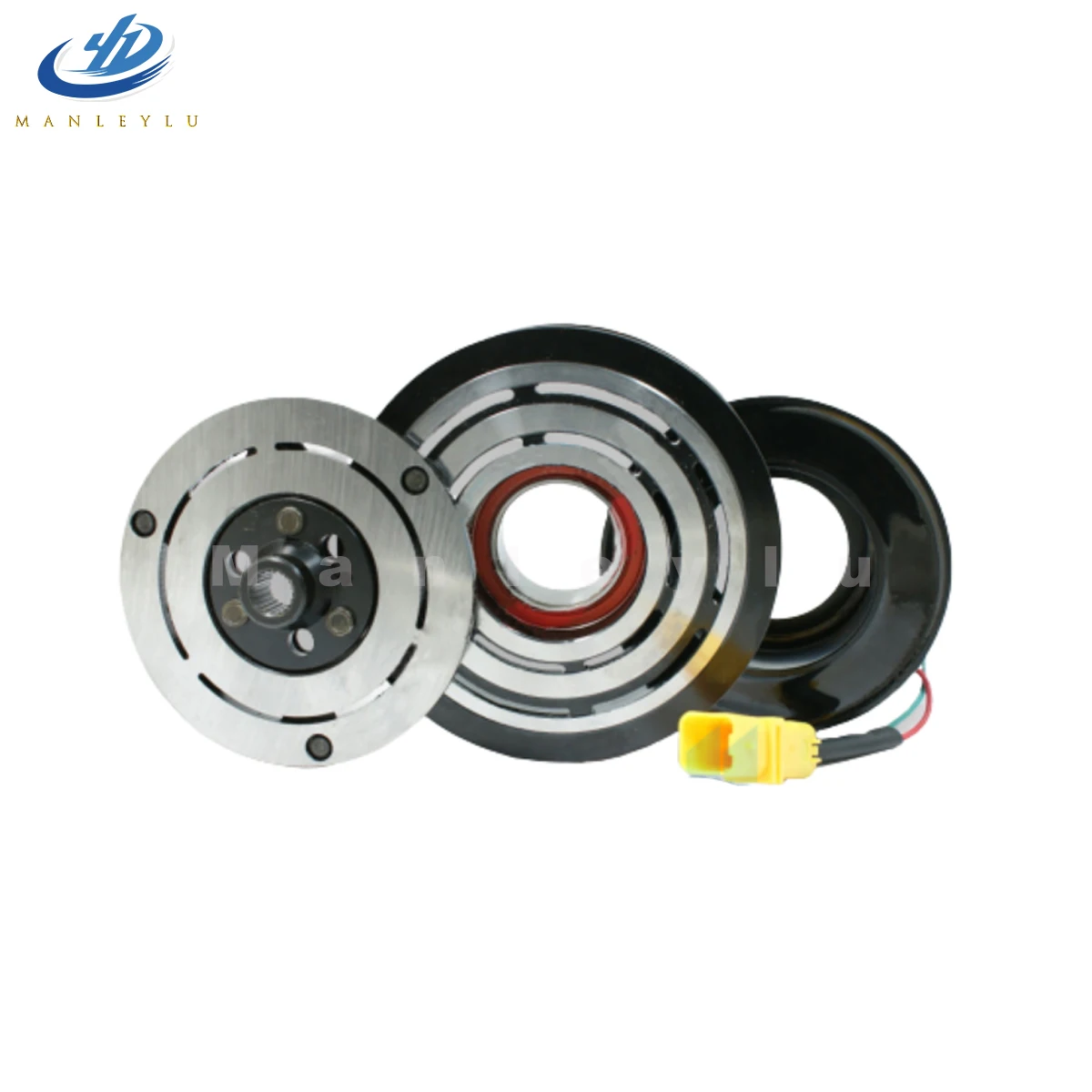 Polia de embreagem do compressor de ar condicionado a/c, para citroen c3 c4 c5 c6 peugeot 207 208 308 508 2010- 6453z9 9672865580 9819711680