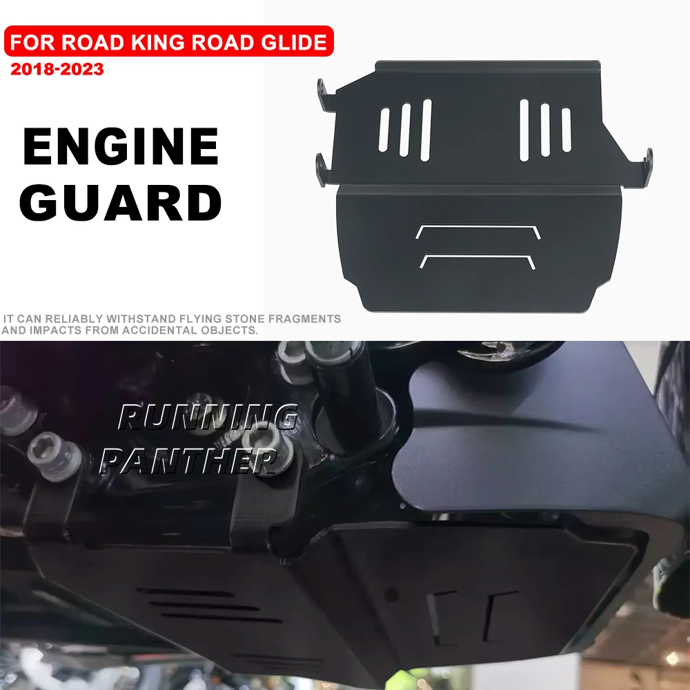 

Durable Aluminum Skid Plate For Harley CVO Street Glide CVO Road Glide 2021-2022 - Engine Lower Protection Device
