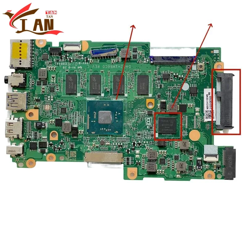 

Материнская плата для ноутбука ACER TravelMate B117 B17-M X5-E8000 CPU NBVCG1100W, системная материнская плата, 100% работа, TAN TAN