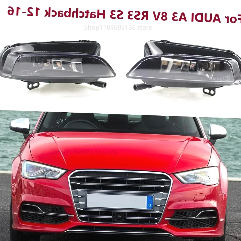 

New!Left / Right Car Fog Driving Light Lamp For AUDI A3 8V RS3 S3 Hatchback 2012-2016 8V0941699D 8V0941700D Fog Lamp Assembly