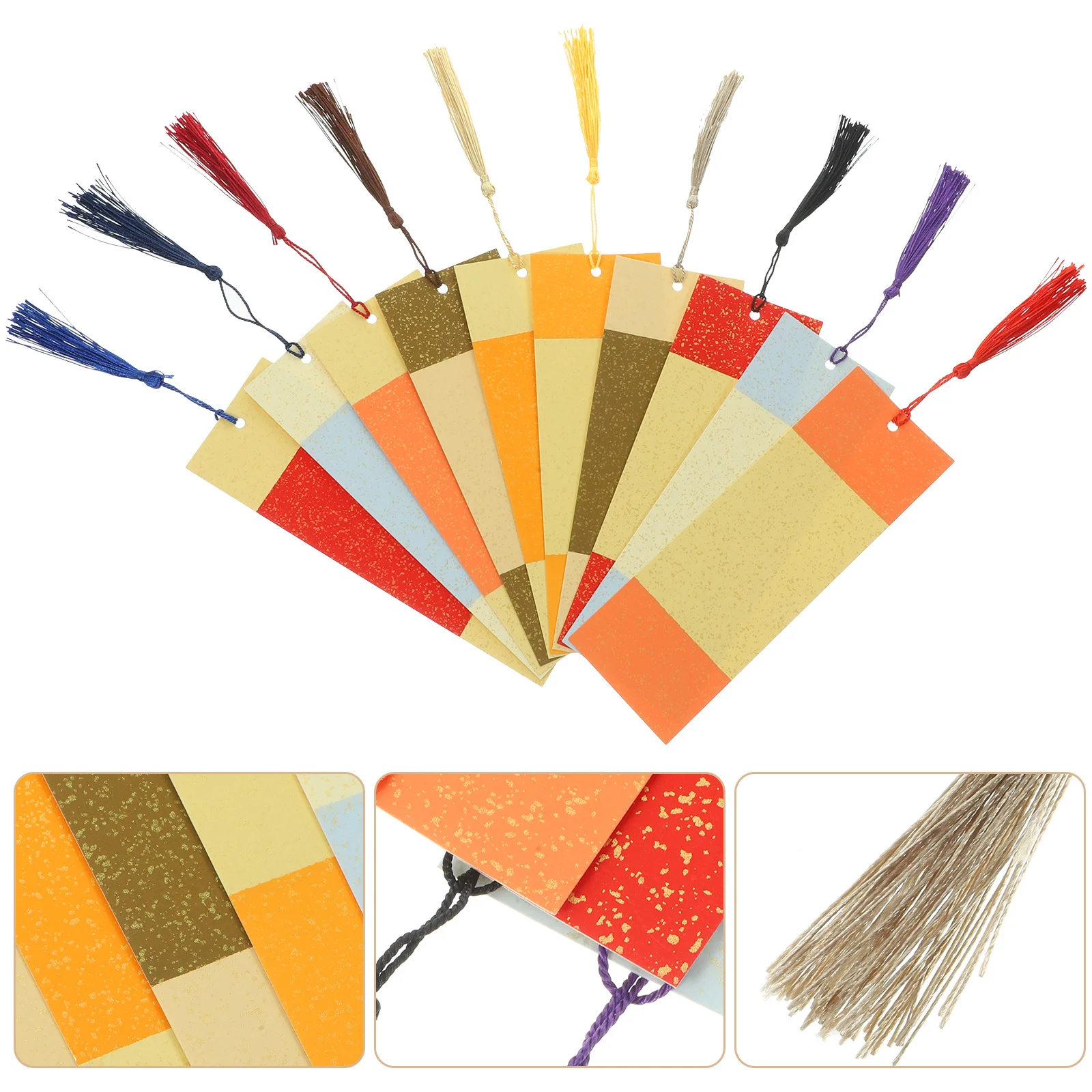 

20Pcs DIY Blank Bookmark Unfinished Paper Bookmarks for Custom Design Handmade Chinese Style Calligraphy Book Lovers