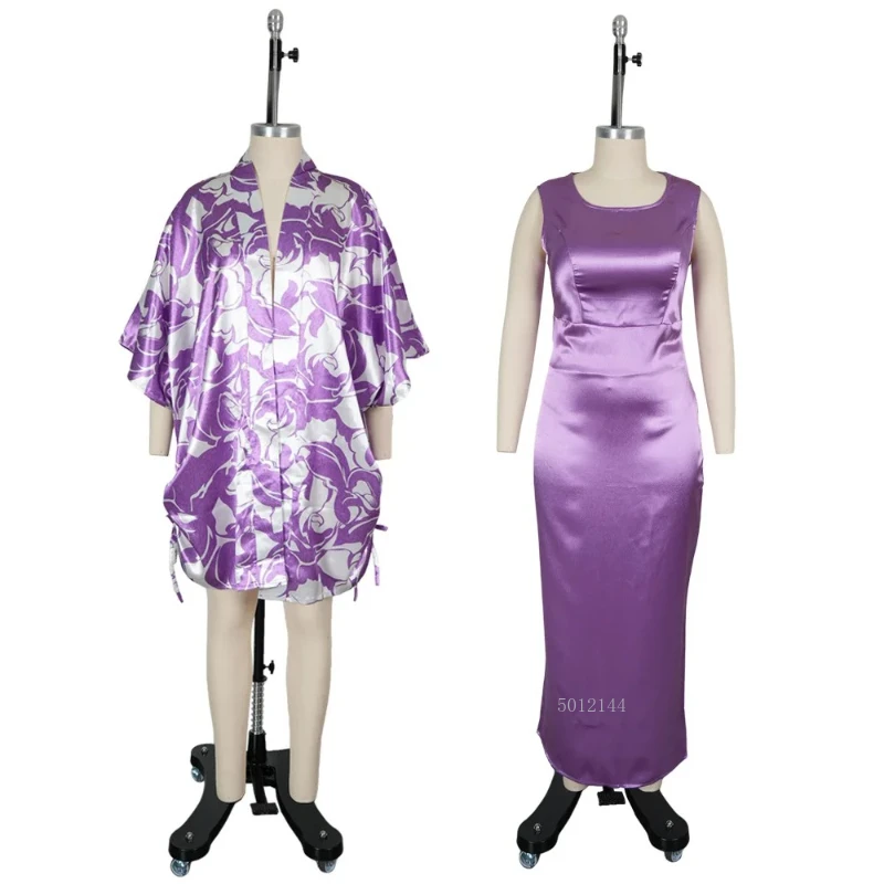 

2 Piece Sets African Dresses For Women Elegant 2025 New Muslim Fashion Abayas Dashiki Robe Kaftan Maxi Dress Turkish Africa
