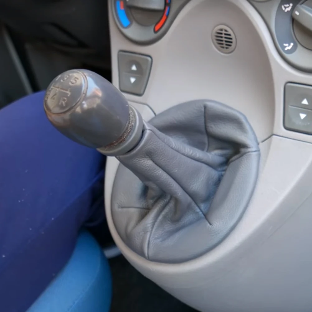 5 Speed Car Gear Shift Knob Lever Pen Stick Gaitor Boot Dust Cover For Fiat 500 500c 2007-2013 /Panda 2003-2012